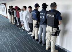 Seis ecuatorianos, implicados en varios delitos, arribaron a Guayaquil.