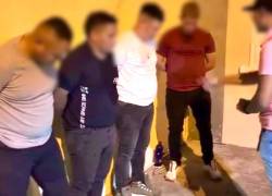 Junto a alias Fede otras tres personas más ‒presuntos integrantes del GDO Las Águilas‒ fueron aprehendidas.