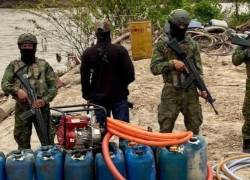 Los 570 galones de combustible estaban en un depósito clandestino en Zapotillo, en la frontera con Perú.