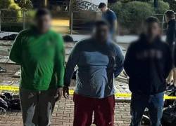 Tres sujetos fueron detenidos en el operativo en altamar.