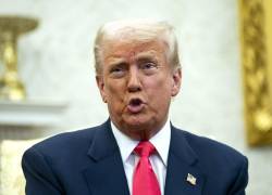 WASHINGTON (United States), 12/03/2025.- Trump firmó una orden ejecutiva que incluye a la Agencia Estadounidense de Medios Globales entre las entidades que el mandatario considera innecesarias.