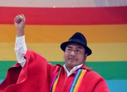 El excandidato presidencial, Leonidas Iza. Foto: API