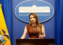 La vocera de Carondelet, Carolina Jaramillo.