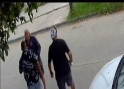 Captura del video de una cámara de vigilancia que captó lo ocurrido.