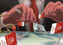 Ilustración de la tercera entrega de la investigación transfronteriza China Targets.