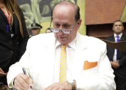 Eduardo Franco Loor llegó al aeropuerto de Guayaquil tras ser expulsado de Estados Unidos.