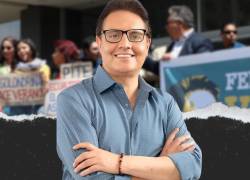 Fernando Villavicencio en su campaña presidencial 2023.