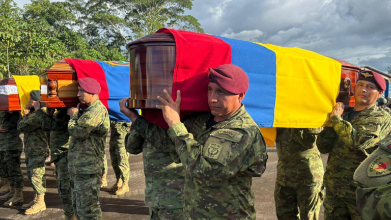 Cuerpos de militares asesinados en Alto Punino se velarán en Quito