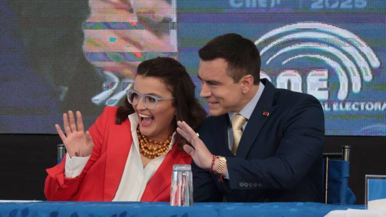María José Pinto y Daniel Noboa