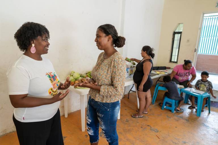 $!Inés Santos y su hija Alisson se convirtieron en lideresas comunitarias del Trinipuerto.
