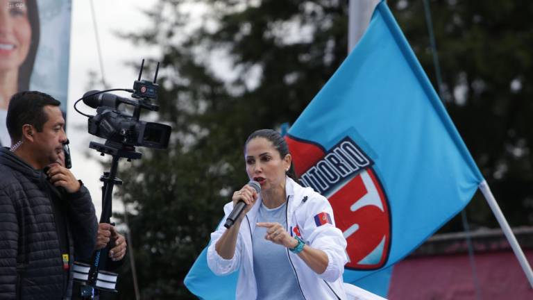 Luisa González, excandidata presidencial de Revolución Ciudadana. Foto: API