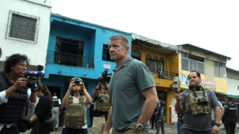 El fundador de Blackwater, Erik Prince, durante una operación contra el crimen organizado en Guayaquil.