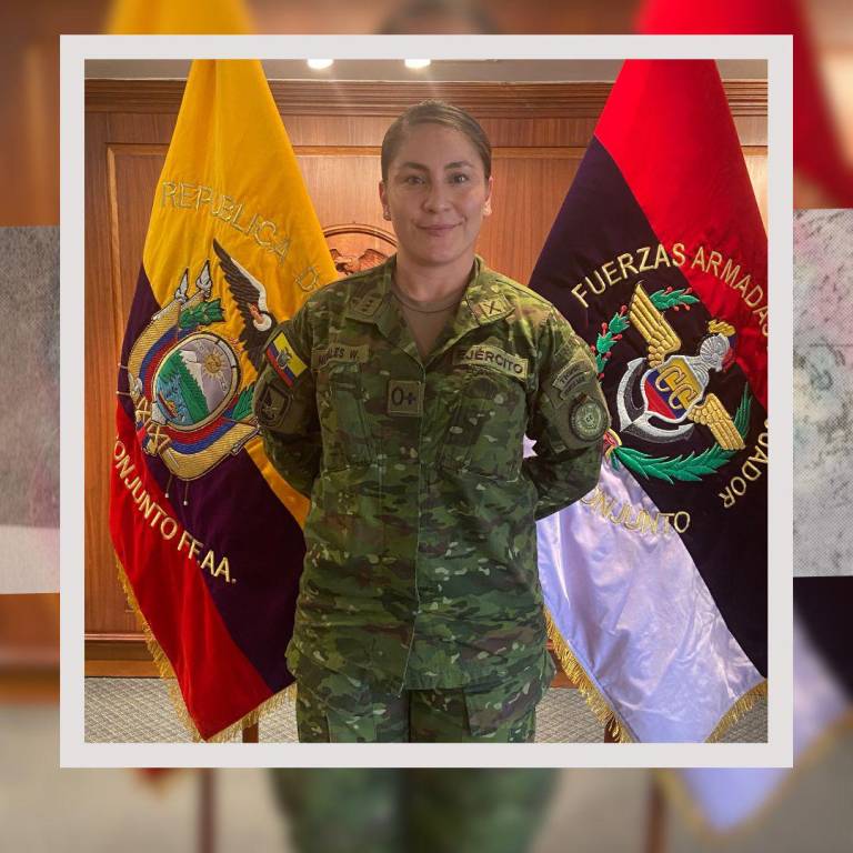$!Wendy Morales, Capitán de Artillería de las Fuerzas Terrestres.
