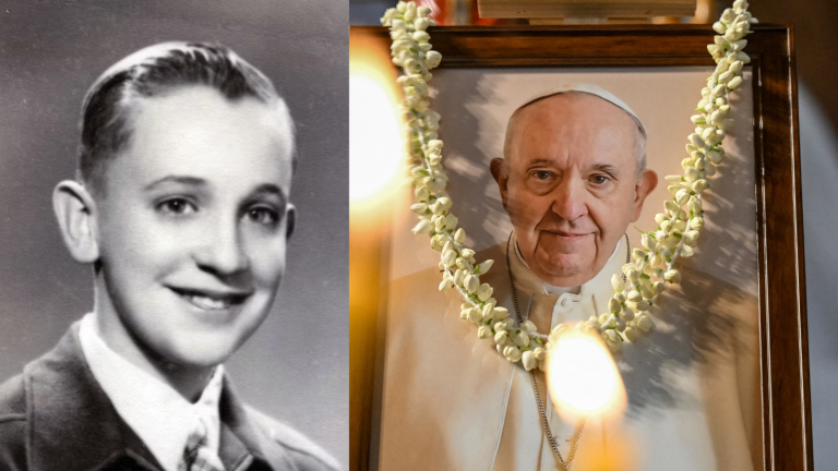 Revelan la niñez del Papa Francisco